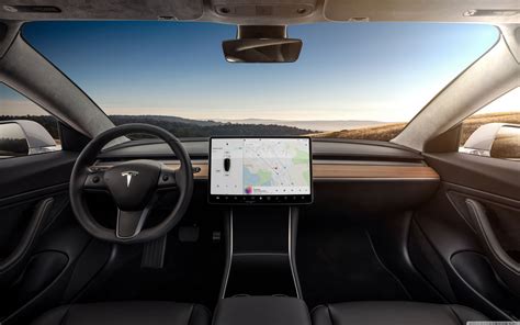 Tesla Model 3 Interior Wallpapers Top Free Tesla Model 3 Interior