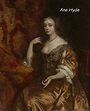 COSAS DE HISTORIA — Ana Hyde, primera esposa de Jacobo II rey de...