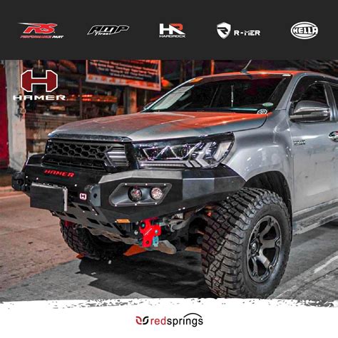Toyota Hilux Revo Rocco King Series Front Steel Bumper Rs Am106