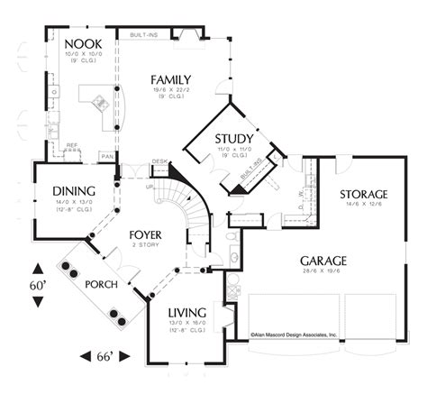 Colonial House Plan 2360 The Ingersoll 3633 Sqft 4 Beds 21 Baths