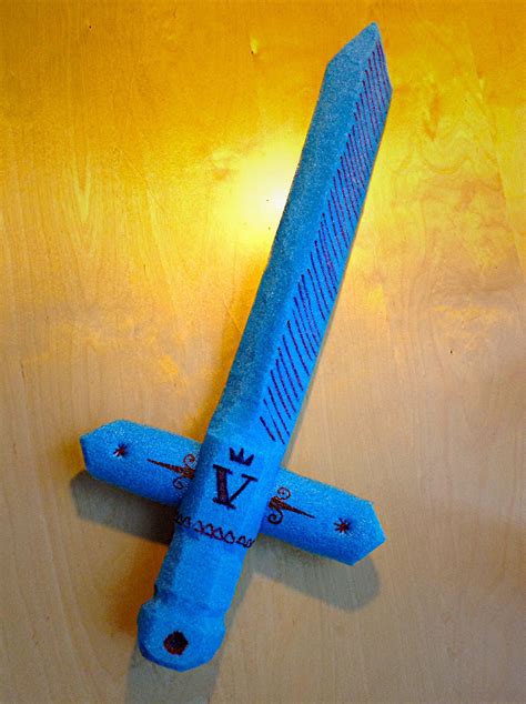 Foam Sword Made With A Pool Noodle Espada De Espuma Hecha Con Un