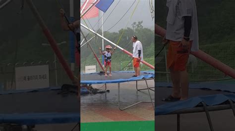 The more you bounce on a trampoline, the more the fun. High Jump Trampoline! - YouTube