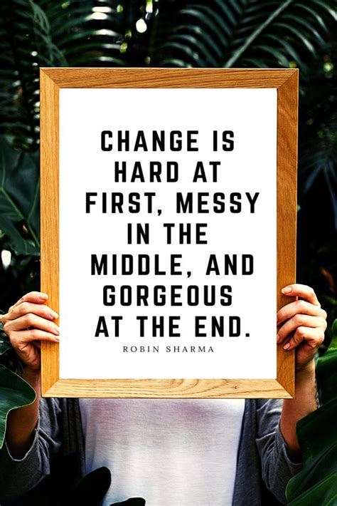 Change Is Hard At First 11x14 Printable Digital Download Etsy