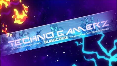 Techno Gamerz Channel Art