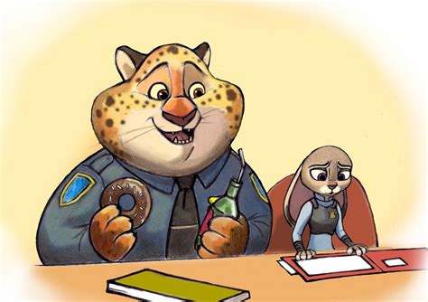 Art Of The Day 71 Clawhauser Love Zootopia News Network