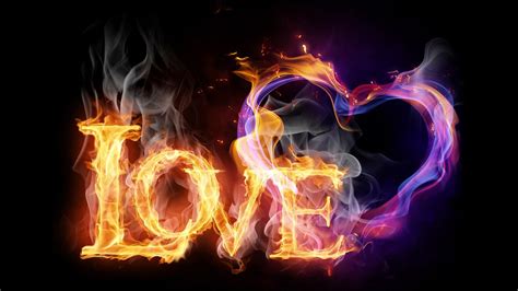 Love Flame Wallpapers Wallpaper Cave