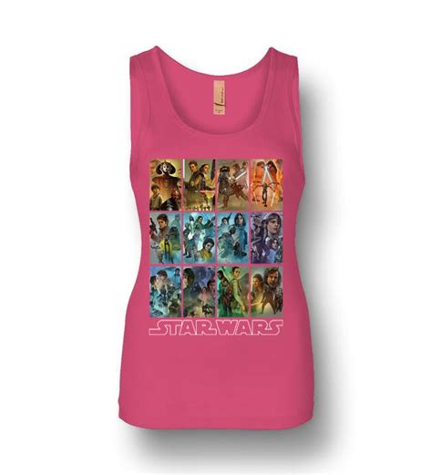 Star Wars Celebration Mural Art Panels T Womens Jersey Tank