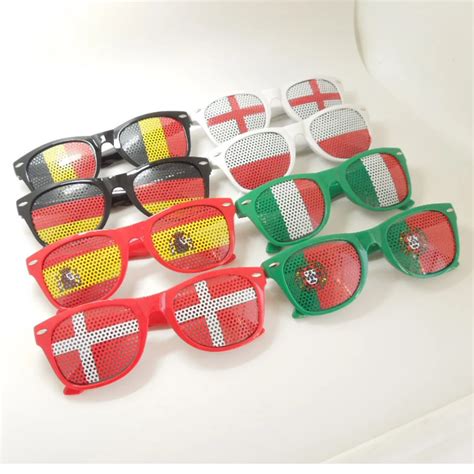 fda customized logo printed pinhole sunglasses with flag logo lens buy custom logo printed