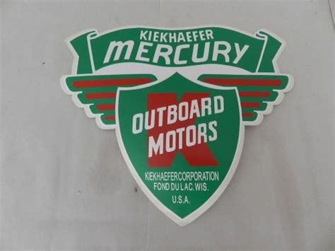 Buy Vintage Outboard Motor Decal Kiekhaefer Mercury Outboard Large