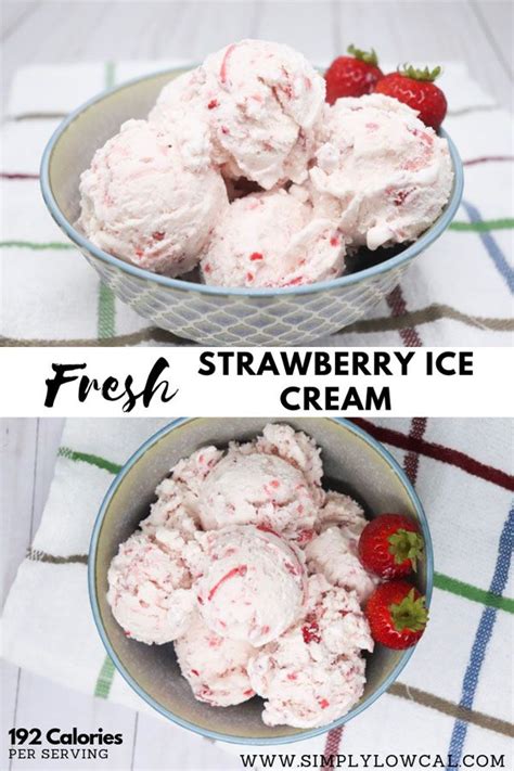 Prepare dessert topping mix according to package. Fresh Strawberry Ice Cream - Lower-Calorie, Gluten-Free ...