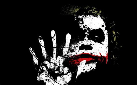 Wallpaper Illustration The Dark Knight Batman Joker Movies Paint
