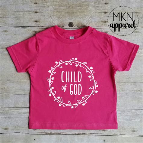 Child Of God Shirt Cute Jesus Shirt Toddler Christian Etsy