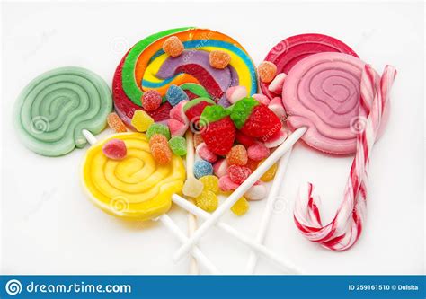 Varios Lollipops Dulces Foto De Archivo Imagen De Colorido 259161510