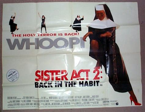 Whoopi goldberg, kathy najimy, lauryn hill and others. Sister Act 2 - Original Cinema Movie Poster From ...