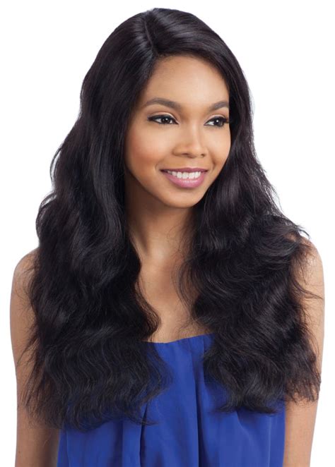 Model Model Nude 100 Brazilian Natural Human Hair L Part Lace Front Wig Natural S Wave