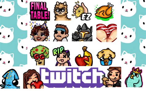 Twitch Emotes 3 Artistsandclients