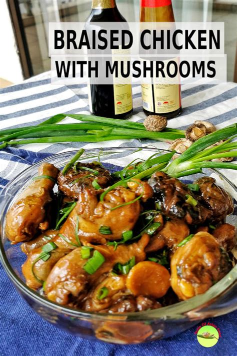 Braised Chicken How To Cook With Mushrooms Tested Recipe