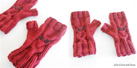 Owl Gloves Knit Pattern Julie Measures