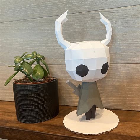 Hollow Knight Papercraft Figurine Beginner Friendly Low Poly Template