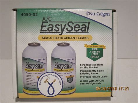 Nu Calgon 4050 02 Ac Easyseal Refrigerant Leak Sealer 2 Pack Free