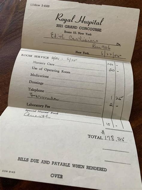 People Are Sharing Medical Bills From The 20th Century To Show Just How Out Of Hand Prices Are