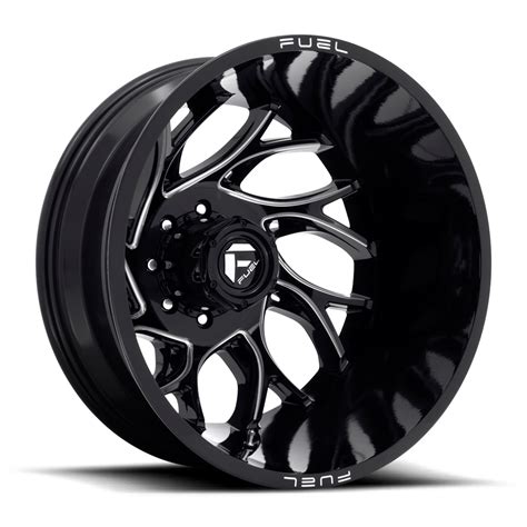 Fuel Dually Wheels Runner Dually Rear D741 Wheels Socal Custom Wheels