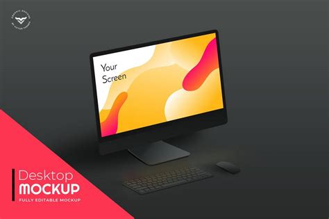 20 Desktop Computer Mockup Templates Design Shack