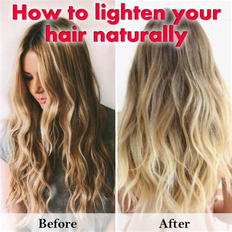 How To Lighten Hair Naturally Going Evergreen