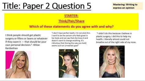 Great collection of paper writing guides and free samples. GCSE English Language AQA Paper 2 Question 5 in 2020 ...