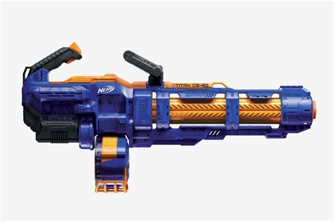 The toy maker is launching five new blasters on september 1st, and they might scratch your itch if you're looking for either heavy firepower or something a little stealthier. NERF N Strike Elite Titan CS-50 Minigun | HiConsumption