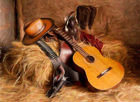 Country And Western Painting Digital Art By Peter G Dobson Fine Art