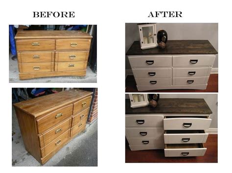 Before And After Dresser Refinishing Diy Furniture Projects Furniture