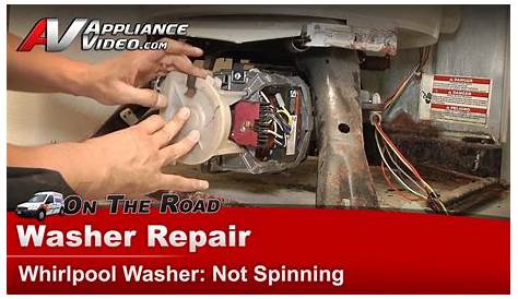 Whirlpool,Maytag & Roper Washer Repair - Not Spinning repair