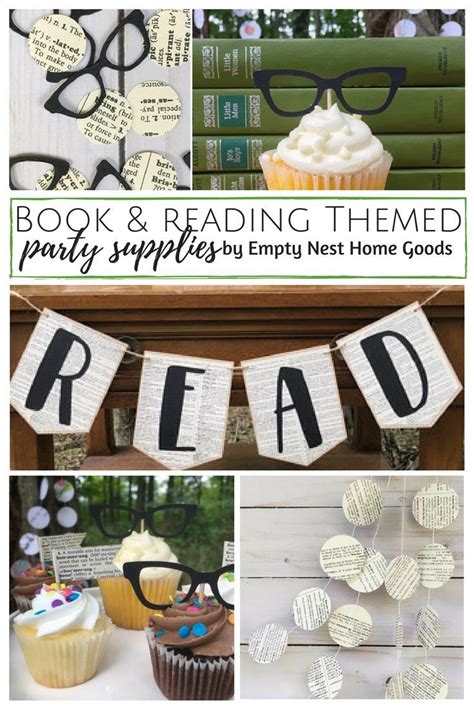 Reading Theme Banner Read Banner Book Theme Shower Decor Book Party
