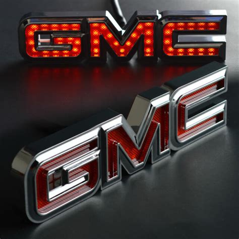 Bosswell Official Licensed Led Light Up Gmc Tailgate Emblem For Trucks