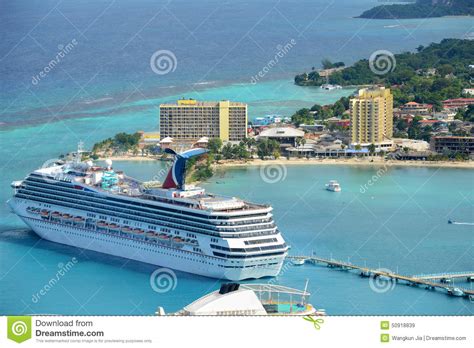 Cruises At Ocho Rios Jamaica Stock Image Image Of History City