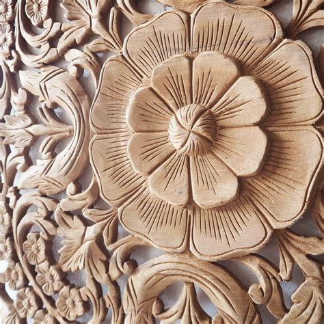 Carved Wood Wall Art Panels - artqf
