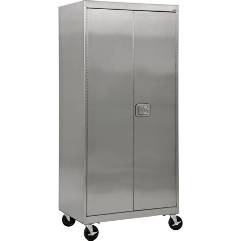 Product Sandusky Buddy Stainless Steel Mobile Storage Cabinet — 48inw