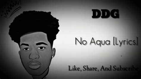 Ddg No Aqua Lyrics Youtube
