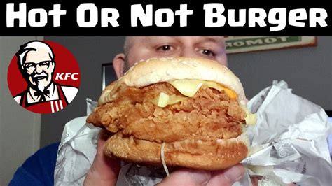 Kfc Secret Menu Hot Or Not Burger Youtube