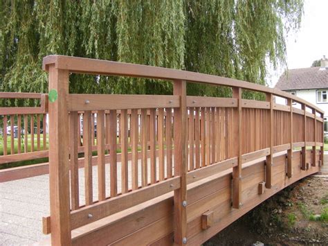 Bridge Parapets Sarum Hardwood Structures Timber Bridges Boardwalks