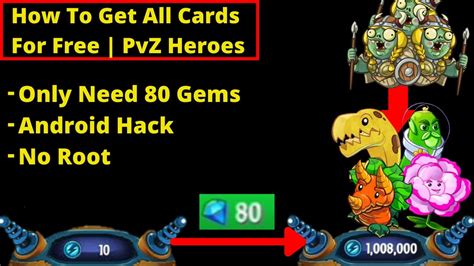 How To Unlock All Cards For Free Pvz Heroes Youtube