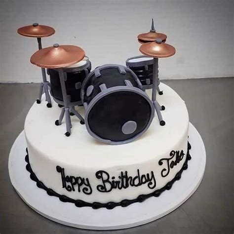 Drum Birthday Cakes Music Birthday Party Music Cake Ideas Music