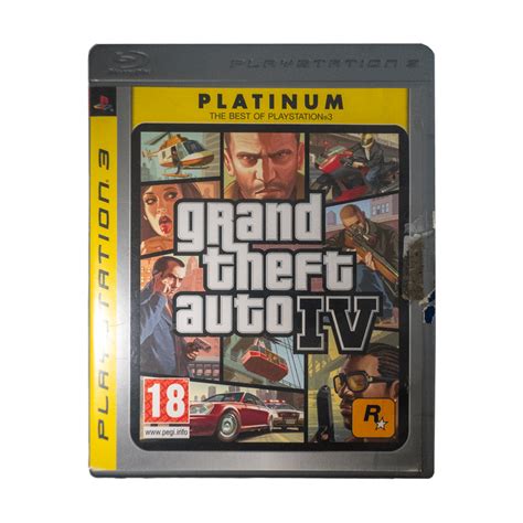 Grand Theft Auto Iv Platinum Playstation 3 Spil Retro Spilbutik