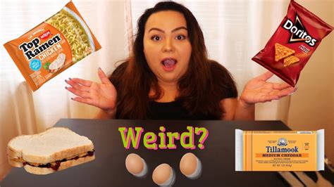 Weird Food Combos Snacks Youtube