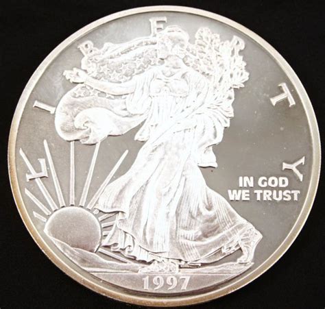 One Half Pound Of Silver 1997 Coin Lot 53006