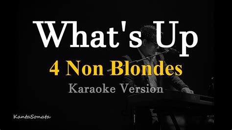 What S Up By Non Blondes Karaoke Version Youtube