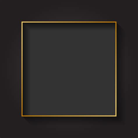 Luxury Black And Gold Frame Square 2186710 Vector Art At Vecteezy