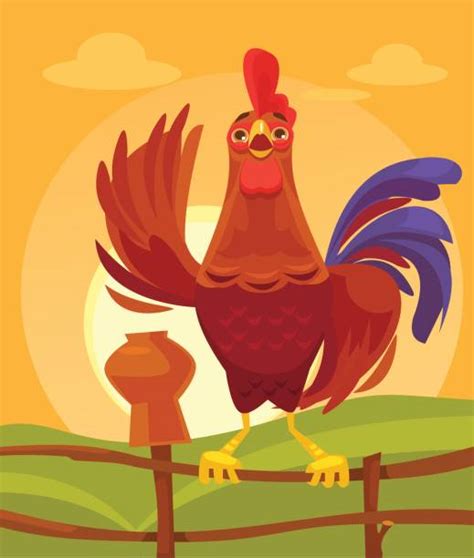 Top 60 Rooster Sunrise Clip Art Vector Graphics And Illustrations Istock