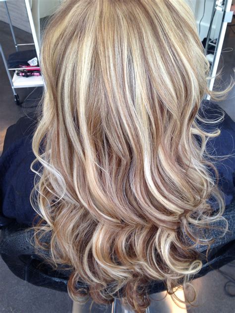 Multidimensional Highlights And Lowlights Gold Blonde Hair
